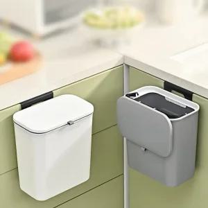 미니 쓰레기통 싱크대 종량제 공중부양 재활용 걸이형 주방 휴지통 추천 9L