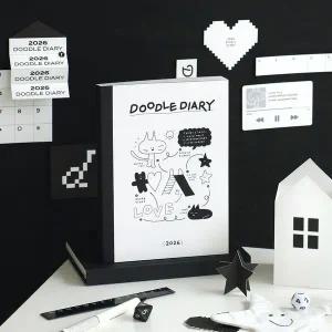 아이코닉 2026 두들 다이어리 날짜형