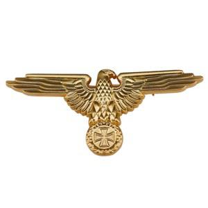 제 2 차 세계 대전 WW2 독일 군사 크로스 독수리 핀 캡 배지 황금과 은빛 스타일 브로치 장식 공예품