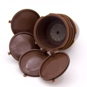 재사용 가능한 커피 캡슐 키트 Nescafe Dolce Gusto 기계용 리필 포드 필터 컵 호환 디펜서 용품 DS-RH DS-02