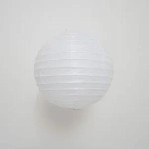 종이등 모빌장식 20cm 화이트 종이등 한지전등갓 전등갓 한지등 한지등갓 등만들기 일식등