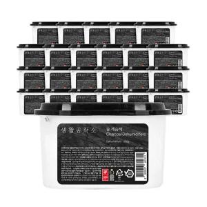 [생활공작소] 숯 제습제 520ml (24개입/1box)  (습기제거/곰팡이방지)
