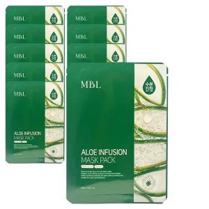 엠비엘 알로에 인퓨전 마스크 팩 25ml x 10매