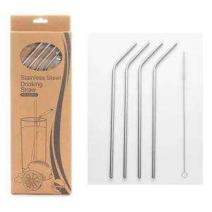 스텐 빨대 세트 재사용 반영구 스트로우 사무실