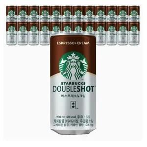 [동서식품] 스타벅스 에스프레소 크림 캔커피 200mlx36캔