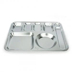 스테인레스 식판 5찬 급식판 37x29cm