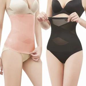 (1장+1장) 바디크로스 코르셋 뱃살 똥배 보정속옷 다이어트 거들 복대