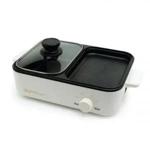 도무스 전기 그릴 미니 전기 냄비 고기 불판 쿠커 2구 (WFJVBJ5)