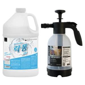 락퐁 4L + 압축분무기 세트 욕실 화장실 청소세제 세정제 거품 스프레이 폼건