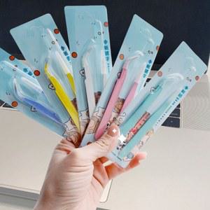 2 개/갑 DIY 테이프 스티커 가제트 멀티 도구 핀셋 Kawaii 귀여운 편지지 핀셋 핸드 계정 스크랩북 용품 도구