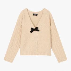 [롯데백화점]셀덴 케이블 리본 가디건 EDCK24W05