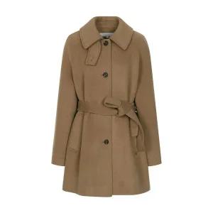 [롯데백화점]올리브데올리브 하프기장 벨티드 울 코트 OH5XH096