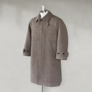 헤지스 남성 25FW [로얄캐시] 베이지 발마칸코트 HZCO5D504I2