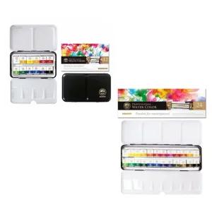 문교 고체형 수채물감 12색/24색 일반 (택1)