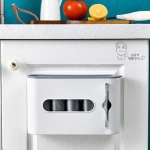 듀올 비닐봉투 정리함 3color 비닐봉투정리함 수납함 비닐정리 주방정리