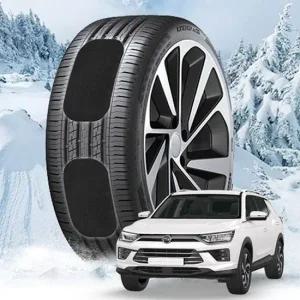 뷰티풀코란도 붙이는 스노우체인 스노우캐치 스노우체인 작물체인 우레탄체인 스노우캐치