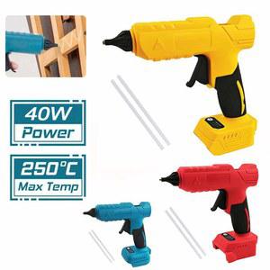 디월트호환호환/마키타/밀워키호환호환 18V 배터리용 전기 글루건, 11 글루스틱 핫멜트 용접 에어건