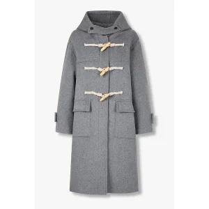 [STUDIO TOMBOY](강남점)토글 후드 울혼방 롱코트(9175411984)