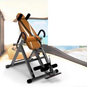 거꾸리운동기구 헬스장 공원 산스장 물구나무 기구 거꾸리 - 브라운+허리패드