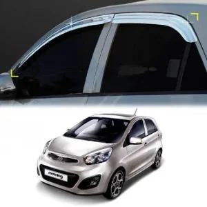 올뉴모닝TA 윈도우바이저 크롬 썬바이저 윈도우몰딩 자동차썬바이저 윈도우바이저