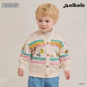 [밀크마일] [피너츠]스누피와친구들 함께놀자가디건