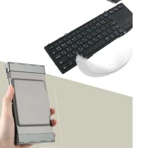 고품질 휴대용키보드 컴퓨터자판기 키보드 거치대 간편한사용 저소음키보드 사무용무선키보드 (WFJZF04)