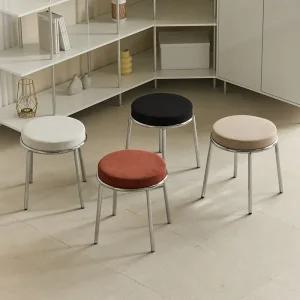 파로마 딕슨 패브릭 스툴 화장대의자 간이의자 4colors