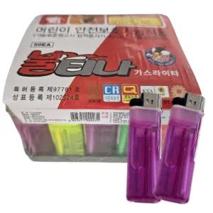 불티나 일회용 라이터 국산 낱개 1개 라이타 부싯돌 가스 편의점 업소