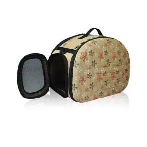 (70% 땡처리) 강아지 고양이 펫캐리어 이동가방 패브릭 숄더백 중형M (베이지색) 4kg이하 적합