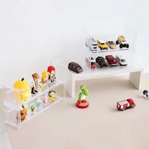피규어 토미카 안경 화장품 소품 진열대 클리어 선반_22945007