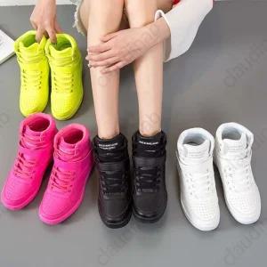 에어로빅슈즈 하이탑 라인댄스화 방송 슈즈 운동화