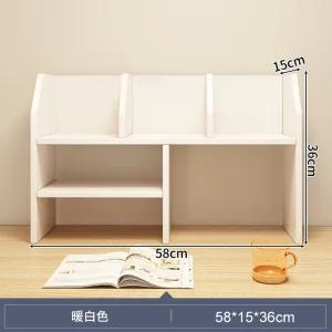 원목 책상위 책장 유리장 간이 일본식 미니 화이트 수납장