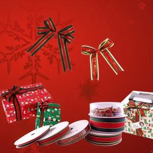 크리스마스리본 츄리리본 트리리본 리본끈 (3) 크리스마스리본 츄리리본