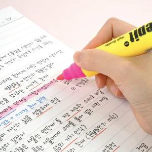 포포팬시 제피트 점보 듀얼 형광펜 3개입 신학기 학생 필기구 잘써지는 색상펜