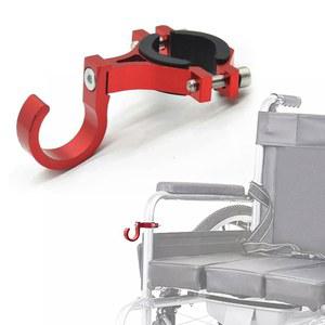 롤레이터, 목발, 전동 스쿠터, 자전거를 위한 범용 휠체어 클램프 후크, 모빌리티 워커 걸이식 홀더 액세서리, 최대 1-3/8인치 두께의 극(A)에 맞습니다