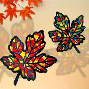 아트박스/오늘놀이 오늘놀이 가을 낙엽 썬캐쳐 단풍잎 셀로판지 만들기