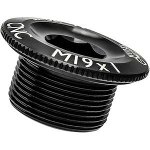 1Pc 블랙 M19 크랭크 암 나사 고정 크랭크셋 볼트, 알루미늄 합금 산악 자전거 로드 바이크 드라이브트레인 부품용