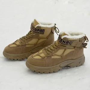 남성 키높이 털안감 워커 1P 겨울 컬러 방한화 패션-WFHPXO4