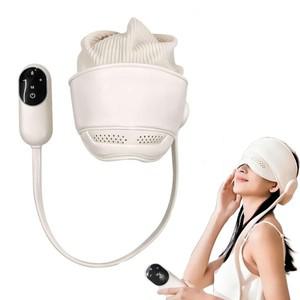 전기 두피 마사지기 6존 공기압 3단계 온열 기기 머리와 눈 편안하게