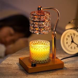 BAILI 테마 전기 왁스 캔들 멜트 워머 램프 라이트 양키 무드 할로겐 Gu10 디밍 크리스탈