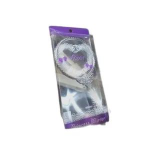 GS 원형 공주경 소형 손잡이 휴대용 원형 화장대 뷰티거울 (WFK34NR)