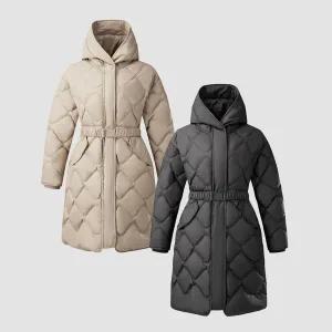 [코오롱스포츠](대구신세계) 여성 경량 벨티드 롱 다운 2종 택1