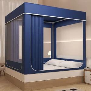 수면 암막텐트 모기장 차양 난방텐트 블랙 국방색 차단 보호