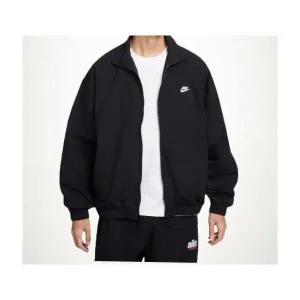 [나이키]NIKE 클럽 오버사이즈 우븐 트랙 재킷 M - 블랙 화이트 HQ6110-010 1393678