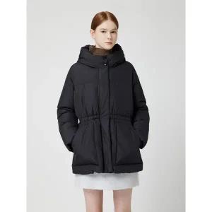 [CC콜렉트](센텀시티점)[김민하 착용] 후드 드로우 스트링 하프 구스 다운 _C254PSG187