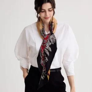 [갤러리아] [닥스] 울 실크 혼방 스카프 (D) FKI014I (케이스,쇼핑백 포함)