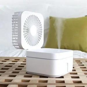 [골드스마일]선풍기형 5엽 접이식 휴대용 가습기