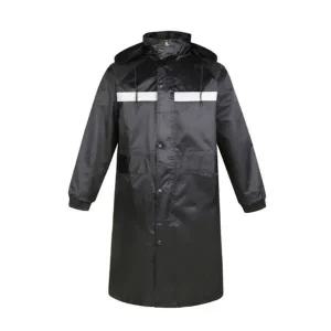 고품질 롱 지퍼 레인코트 배달 오토바이 포켓 우비 반사 우의 (WFK5K6X)