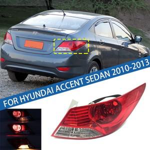 현대 엑센트 2010 2011 2012 2013 자동차 테일 라이트 리어 범퍼 라이트 스톱 브레이크 램프 방향 지시등