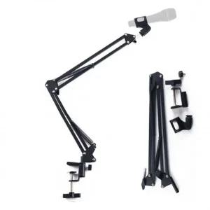 2단관절 탁상고정용 고정대 마이크 스탠드 거치대
